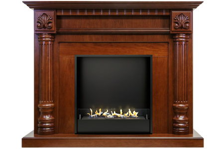 Биокамин в портале Firezo Edinburg Тёмный орех